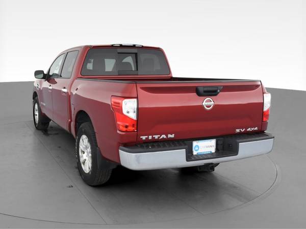 2017 Nissan Titan Crew Cab SV Pickup 4D 5 1/2 ft pickup Red -... for sale in Baltimore, MD – photo 8