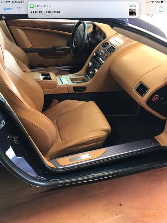 Aston Martin DB9 Volante - cars & trucks - by owner - vehicle... for sale in Monterey, CA – photo 3