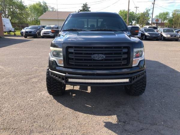 Ford F-150 4x4 Lariat Lifted Crew Cab V8 Pickup Truck Chrome Wheels for sale in Winston Salem, NC – photo 3