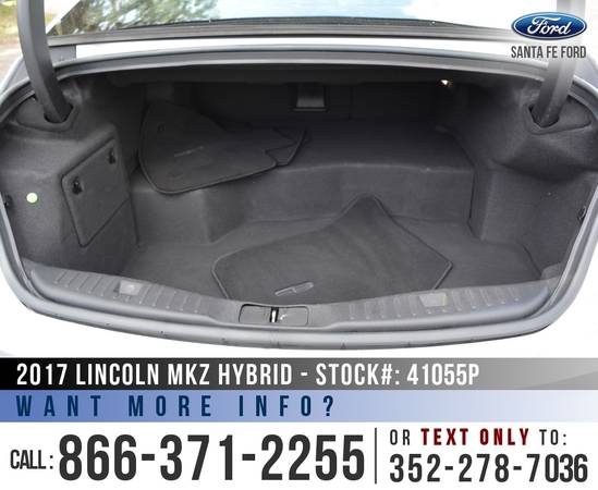 2017 LINCOLN MKZ HYBRID SELECT Touchscreen, Cruise Control for sale in Alachua, FL – photo 17