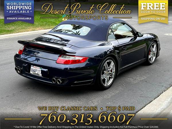 CRAZY DEAL on this 2008 Porsche 911 Turbo 29k Mile Convertible for sale in Palm Desert , CA – photo 4