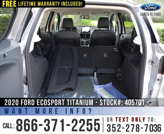 2020 FORD ECOSPORT TITANIUM SAVE Over 7, 000 off MSRP! for sale in Alachua, FL – photo 15