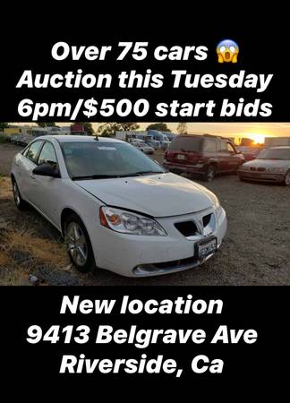Auction TODAY Tuesday@ 7pm(75 vehicles)No license needed/Bids start... for sale in Riverside, CA – photo 6