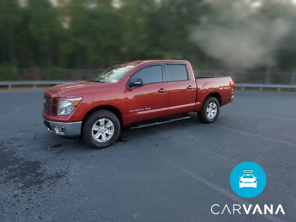 2019 Nissan Titan Crew Cab SV Pickup 4D 5 1/2 ft pickup Red -... for sale in Memphis, TN – photo 3