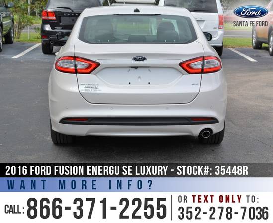 ‘16 Ford Fusion Energi SE Luxury *** SiriusXM, Sunroof, Leather *** for sale in Alachua, FL – photo 7