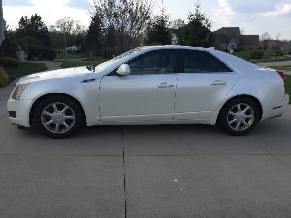 2009 Cadillac CTS4 AWD Pearl White- RARE COLOR, Black leather,Double M for sale in North Royalton, OH – photo 4
