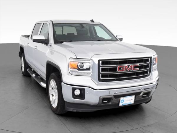 2015 GMC Sierra 1500 Crew Cab SLT Pickup 4D 5 3/4 ft pickup Silver -... for sale in Indianapolis, IN – photo 16