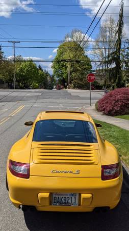 2006 Porsche 911 Carrera S Speed Yellow for sale in Seattle, WA – photo 4