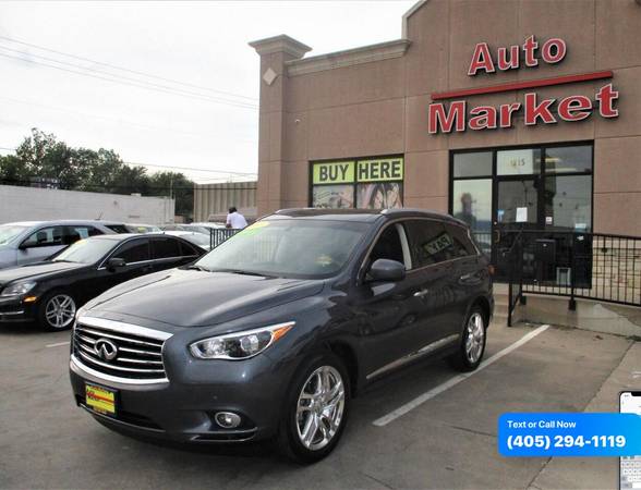 2013 Infiniti JX35 Base AWD 4dr SUV $0 Down WAC/ Your Trade - cars &... for sale in Oklahoma City, OK – photo 2