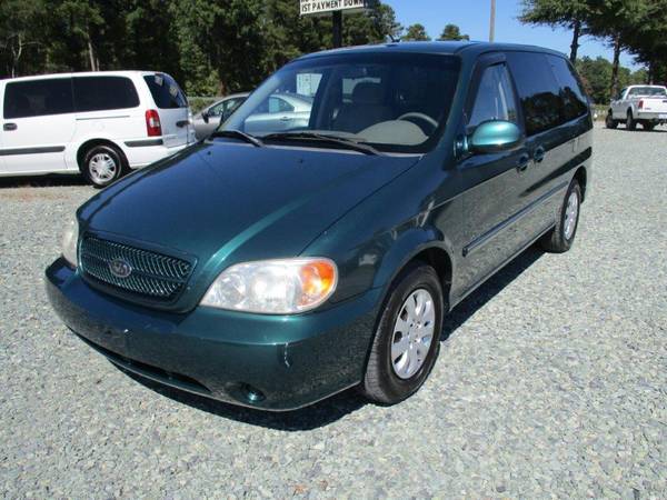 2004 Kia Sedona LX Minivan, Green, 3.5L V6, Cloth, Loaded, Seats7,112K for sale in Sanford, NC 27330, NC – photo 2