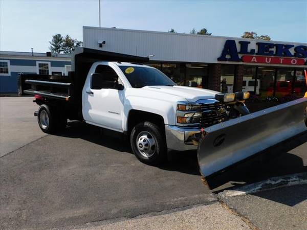 2015 Chevrolet Chevy Silverado 3500HD Dump Body Plow Trucks - cars &... for sale in Salem, ME – photo 2