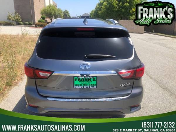 2016 *INFINITI* *QX60* hatchback Graphite Shadow for sale in Salinas, CA – photo 5