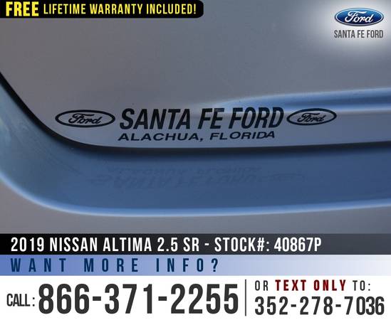 2019 NISSAN ALTIMA 2 5 SR Sirius, Leather, Bluetooth - cars for sale in Alachua, FL – photo 22