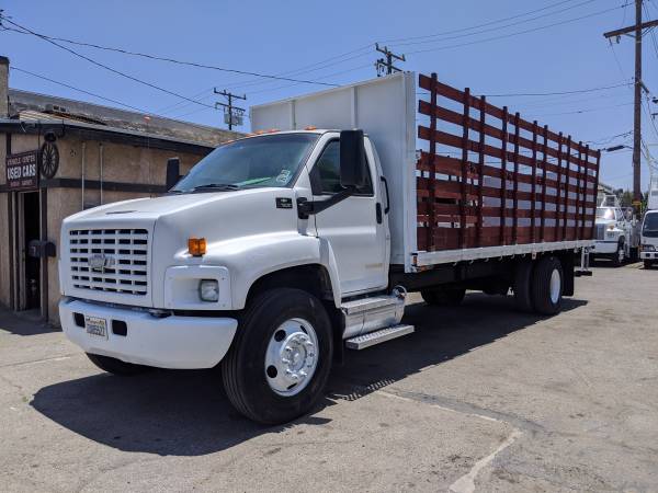 2006 CHEVY C7500 TOPKICK, 24FT STAKBED LIFTGATE, GASOLINE, I FINANCE... for sale in Rosemead, CA – photo 3