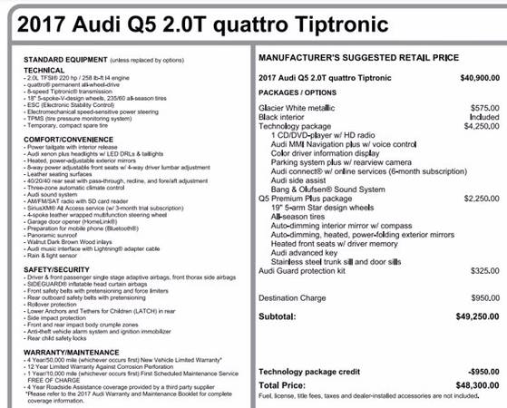 2017 Audi Q5 Premium Plus - - by dealer - vehicle for sale in St Louis Park, MN – photo 3