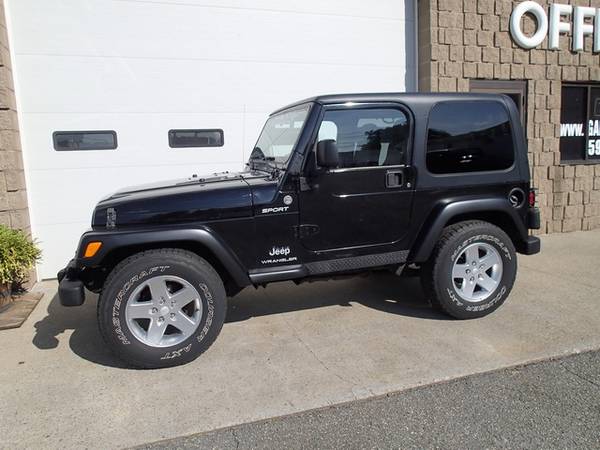 2005 Jeep Wrangler Sport 6 cyl, auto, Black, Hardtop, Alloys - cars... for sale in Chicopee, CT – photo 4