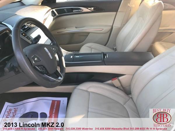 2013 LINCOLN MKZ 2.0! TOUCH SCREEN! LEATHER! BACK UP CAM! FINANCING!!! for sale in N SYRACUSE, NY – photo 14
