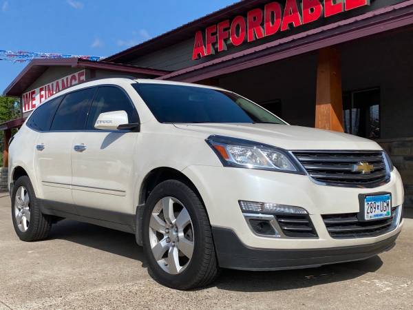 2013 CHEVY TRAVERSE LTZ, 3.6L 6-CYL, LEATHER, NAV, 3RD SEAT,... for sale in Cambridge, MN