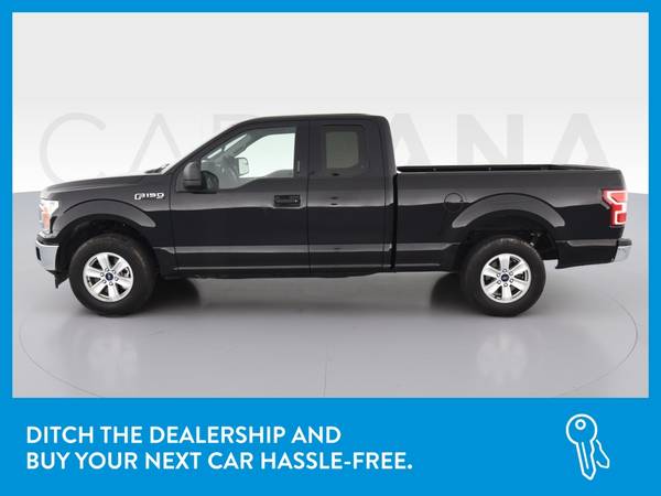 2019 Ford F150 Super Cab XLT Pickup 4D 6 1/2 ft pickup Black for sale in West Lafayette, IN – photo 4
