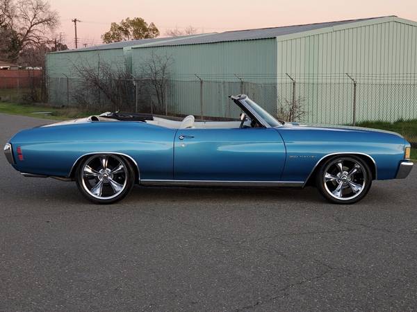 1972 convertible chevelle AC, 350, power top, - - by for sale in Rio Linda, OR – photo 7
