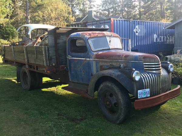 1946 Chevy 1.5 Ton Truck w/ dump bed - cars & trucks - by owner -... for sale in Yachats, OR – photo 2