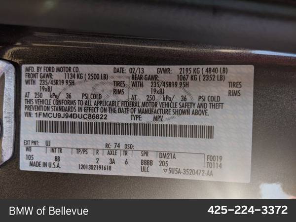 2013 Ford Escape Titanium 4x4 4WD Four Wheel Drive SKU:DUC86822 -... for sale in Bellevue, WA – photo 24
