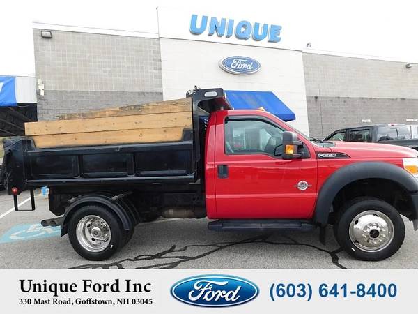 2014 Ford F550 Diesel Dually Dump Truck - cars & trucks - by owner -... for sale in Goffstown, NH – photo 2