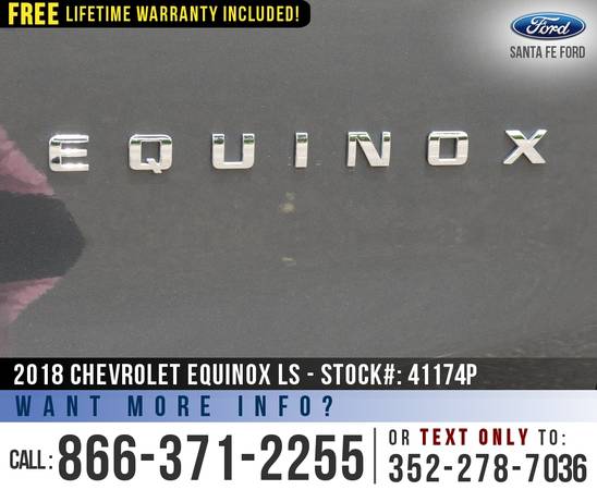 2018 CHEVROLET EQUINOX LS Bluetooth, Cruise Control, Onstar for sale in Alachua, FL – photo 9
