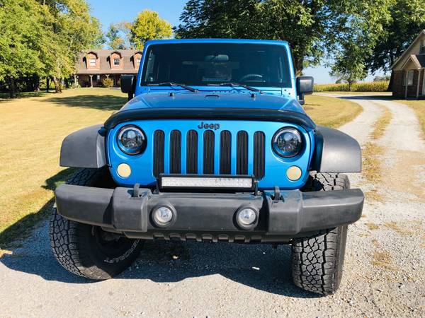 2010 *Jeep* *Wrangler* *4WD 2dr Sport* BLUE for sale in Cicero, IN – photo 4