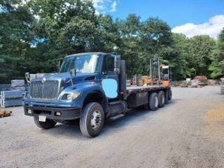 2003 International 7600 24' FOOT FLAT BED - cars & trucks - by owner... for sale in Norton, RI – photo 3