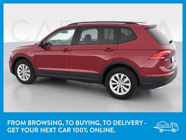 2018 VW Volkswagen Tiguan 2 0T S 4MOTION Sport Utility 4D suv Red for sale in Hobart, IL – photo 5