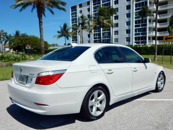 2008 BMW 535i AUTO WHITE FULLY LOADED CLEAN FLA TITLE LOW MILES NICE for sale in Lake Park, FL – photo 3