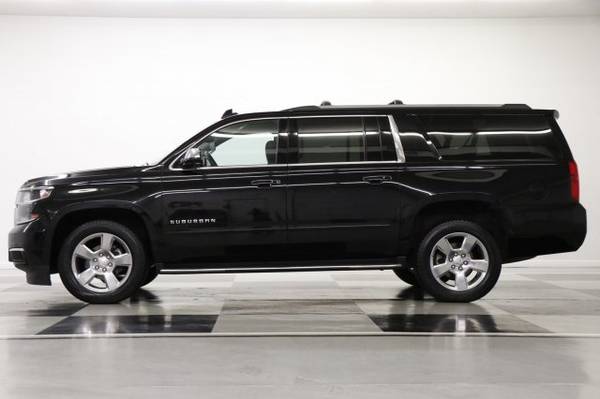 *SLEEK Black SUBURBAN 4X4 w LEATHER* 2018 Chevy *CAMERA & 7 SEATS* for sale in Clinton, MO – photo 14