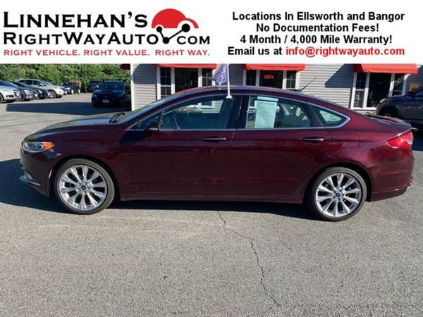 2017 Ford Fusion Platinum - - by dealer for sale in Bangor, ME – photo 2
