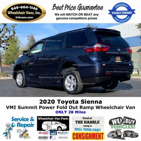 2020 Toyota Sienna LE Wheelchair Van VMI Summit - Power Fold Out Ra... for sale in LAGUNA HILLS, UT – photo 11