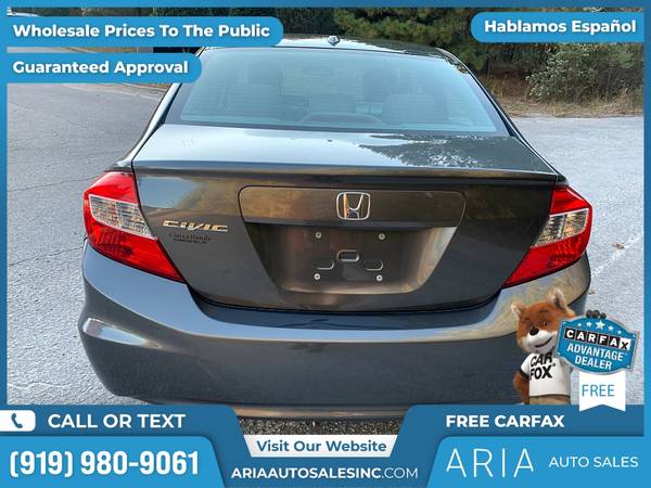 2012 Honda Civic EX-L - - by dealer - vehicle for sale in Raleigh, NC – photo 7