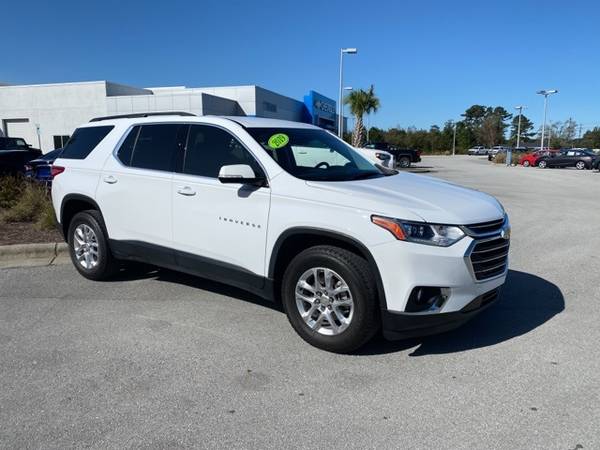2019 Chevy Chevrolet Traverse LT suv White - cars & trucks - by... for sale in Goldsboro, NC – photo 10