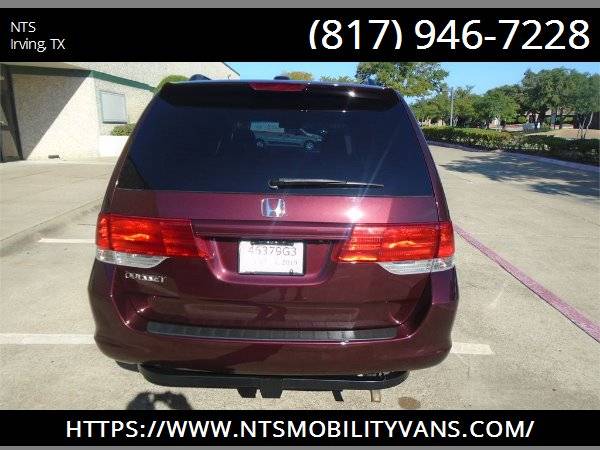 LEATHER 2010 HONDA ODYSSEY MOBILITY HANDICAPPED WHEELCHAIR RAMP VAN for sale in Irving, AR – photo 8