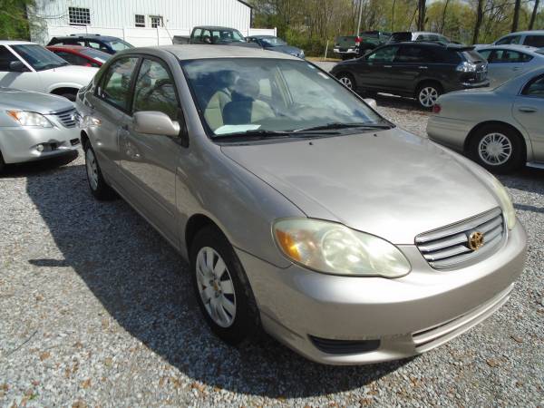 2003 Toyota Corolla ( 128k) 1 8L/40 MPG ( 16 ) Toyota s on SITE for sale in Hickory, TN – photo 2
