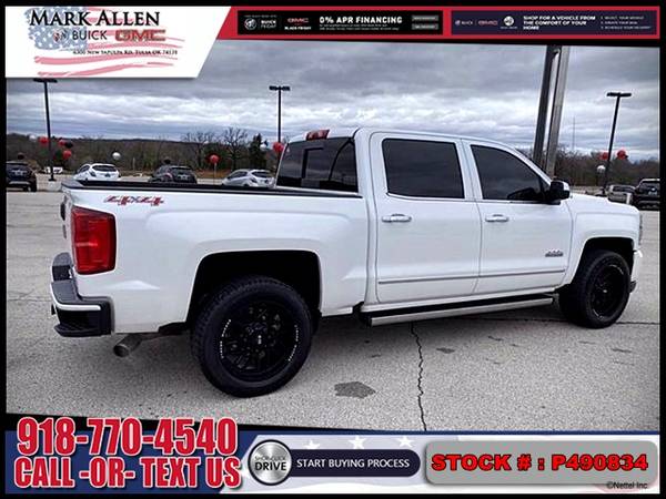 2017 CHEVROLET SILVERADO 1500 High Country 4WD TRUCK - LOW DOWN! for sale in Tulsa, OK – photo 3