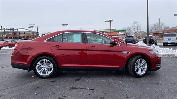 2017 Ford Taurus SEL sedan Red - - by dealer - vehicle for sale in Iowa City, IA – photo 2