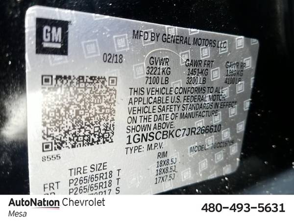 2018 Chevrolet Tahoe LT SKU:JR266610 SUV for sale in Mesa, AZ – photo 23