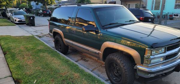 1996 two-door Chevy Tahoe LT push button 4 wheel drive - cars & for sale in Los Angeles, CA – photo 3