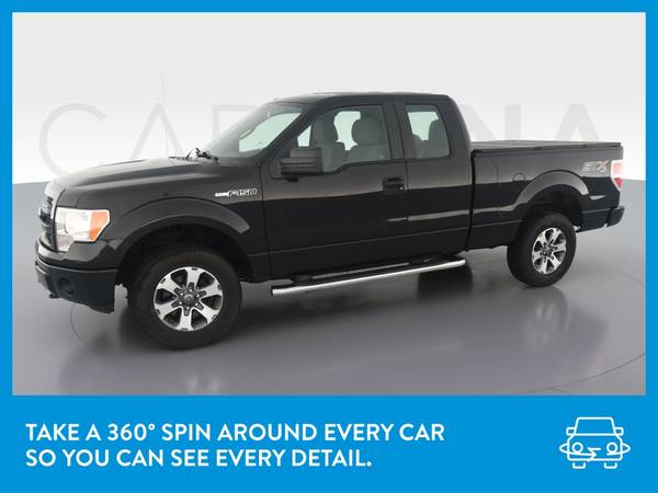 2014 Ford F150 Super Cab STX Pickup 4D 6 1/2 ft pickup Black for sale in Annapolis, MD – photo 3
