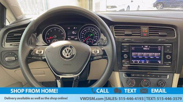 2020 VW Volkswagen Golf TSI hatchback White - - by for sale in Johnston, IA – photo 10