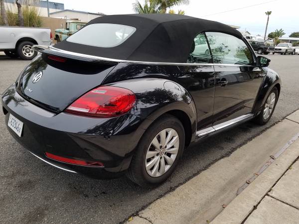 2018 VW VOLKSWAGEN BEETLE CONVERTIBLE BLACK ON BLACK for sale in Costa Mesa, CA – photo 7