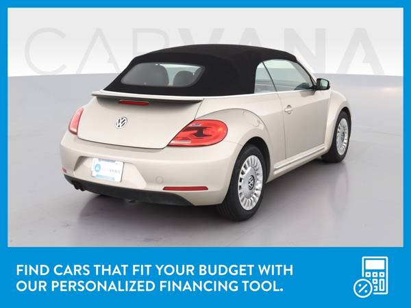 2013 VW Volkswagen Beetle 2 5L Convertible 2D Convertible Beige for sale in Chatham, IL – photo 8