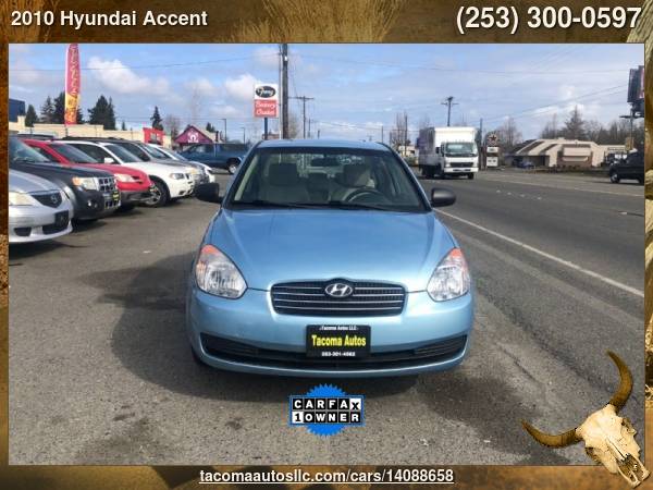 2010 Hyundai Accent GLS 4dr Sedan - - by dealer for sale in Tacoma, WA – photo 8
