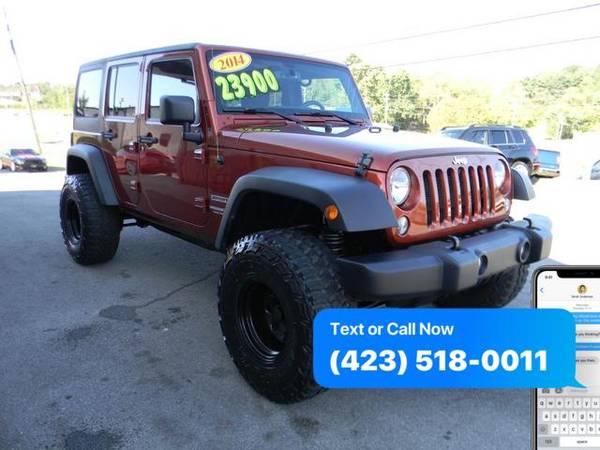 2014 Jeep Wrangler Unlimited Sport 4WD - EZ FINANCING AVAILABLE! for sale in Piney Flats, TN – photo 4