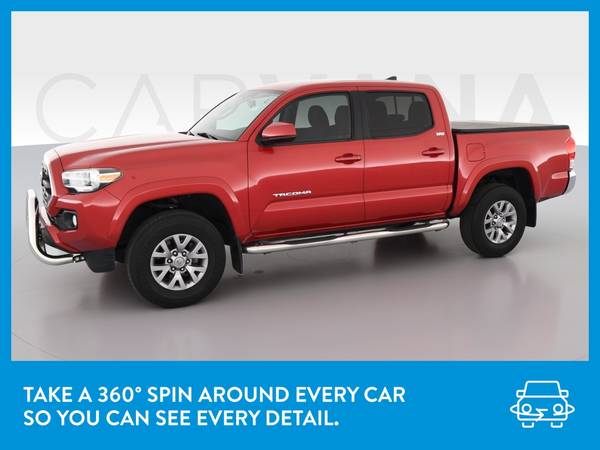 2016 Toyota Tacoma Double Cab SR5 Pickup 4D 5 ft pickup Red for sale in Dothan, AL – photo 3